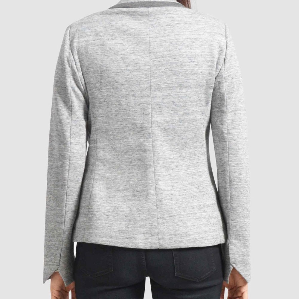 OLGYN Women’s Single Breasted Gray Blazer - Picture 2 of 4
